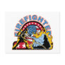 Blazing Firefighter Postcard