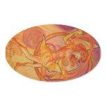 Blazing Solaris Oval Sticker