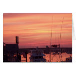 Blazing Sunset, Newburyport, MA Card