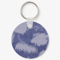 Bleached Denim Keychain