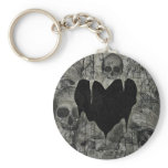 Bleak Heart Gothic Valentine Key Chain