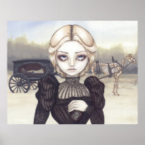 Bleak Mourning Art Print victorian gothic