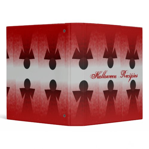 Bleeding Angels Halloween Recipie Binder binder