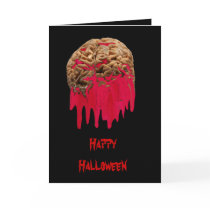 Bleeding Brain-greeting card by spootakular Bleeding Brain-greeting card