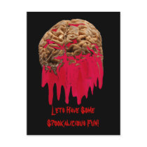 Bleeding Brain-invite postcards by spootakular Bleeding Brain-invite postcards
