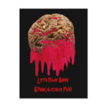 Bleeding Brain-invite postcards