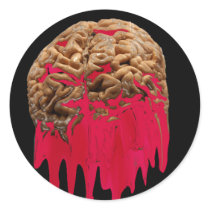 Bleeding Brain-sticker by spootakular Bleeding Brain-sticker