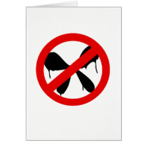 Bleeding Butterfly: Stop Greeting Card
