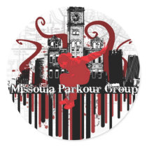 Bleeding Cityscape stickers