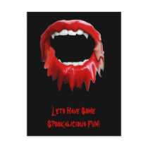 Bleeding fangs-invite postcards by spootakular Bleeding fangs-invite postcards