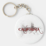Bleeding Grunge California Keychain
