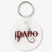 Bleeding Grunge Idaho Keychain