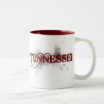 Bleeding Grunge Tennessee Mug Red