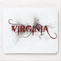 Bleeding Grunge Virginia Mousepad