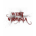 Bleeding Grunge West Virginia T-Shirt Womens