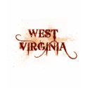 Bleeding Grunge West Virginia T-Shirt Women's Dark