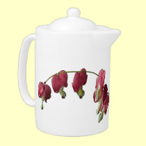 Bleeding Heart teapots