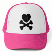 Bleeding Heart and Crossbones hats by doonidesigns Bleeding Heart and Crossbones hats