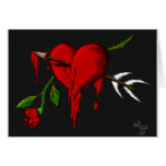 Bleeding Heart Greeting Card