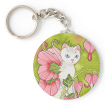 Bleeding heart catterfly magnet keychains
