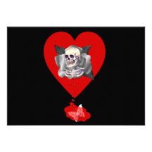 Bleeding Heart Custom Invite