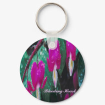 Bleeding heart flower, keychain