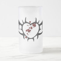 Bleeding Heart Frosted Mug by PauloRodrigues Bleeding Heart Frosted Mug