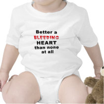 Bleeding heart liberal baby creeper