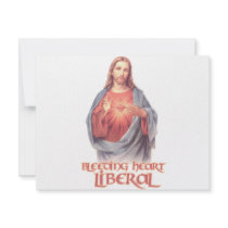 Bleeding Heart Liberal Jesus invitations by spyderfyngers Bleeding Heart Liberal Jesus invitations