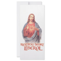 Bleeding Heart Liberal Jesus rack cards