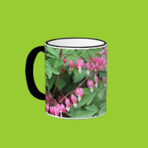 Bleeding Hearts Bouquet Mug mugs