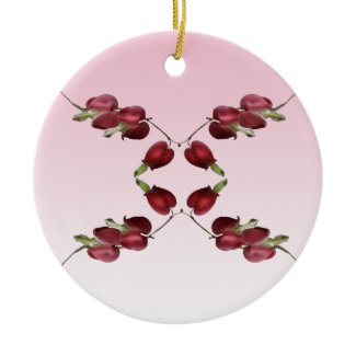 Bleeding Hearts Christmas Ornaments