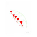 Bleeding Hearts Poster print