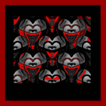 Bleeding Hearts Print posters