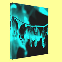 Bleeding Hearts "Underwater" Effect Wrapped Canvas canvas prints