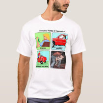 Bleeding in Audio t-shirts