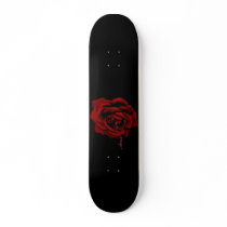 Bleeding Rose Custom Skate Board