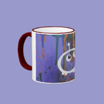 "Bleep" space graffiti mug mugs