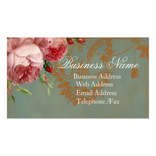 Blenheim Rose Business Card (front side)