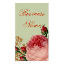 Blenheim Rose - Elegant Sage Green - Swing tag Business Cards