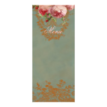 Blenheim Rose Menu Custom Invite