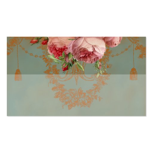 Blenheim Rose - Place Card Business Card Templates (front side)
