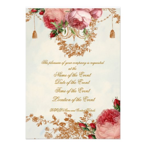 Blenheim Rose - Summer Sky Custom Announcements