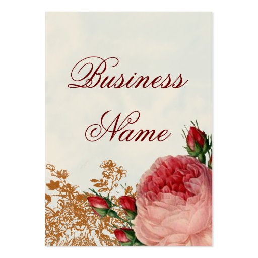Blenheim Rose - Summer Sky -swing tag Business Cards (front side)