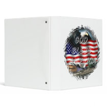 Bless America  ring binder