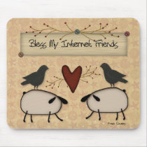 Bless Internet Friends Mousepad