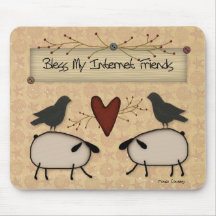 Bless Internet Friends Mousepad