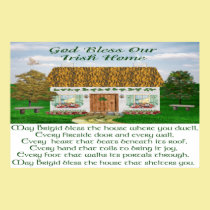 Bless Our Irish Home Poster posters
