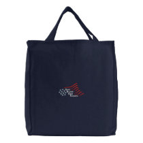 Bless Our Troops embroidered bags