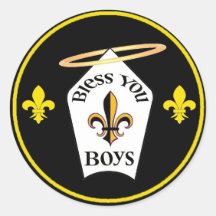 Bless You Boys Emblem Sticker